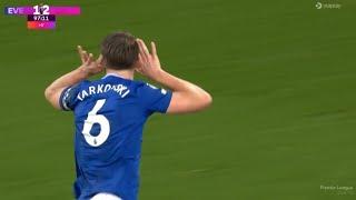 James Tarkowski Goal 90+8, Everton vs Liverpool (2-2) All Goals Highlights Today