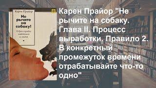 Стрим 216. Карен Прайор "Не рычите на собаку. Правило выработки № 2