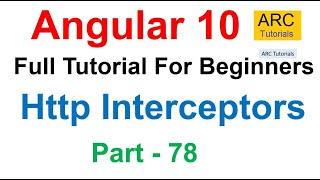 Angular 10 Tutorial #78 - HTTP Interceptor Tutorial | Angular 10 Tutorial For Beginners