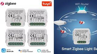 Модуль переключателя Tuya Smart ZigBee 3 switch module