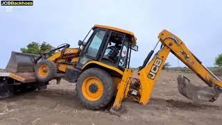 Jcb backhoe loader and excavator