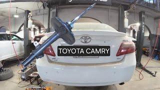 замена заднего амортизатора ... toyota camry 2007-2011 (крутящий момент)