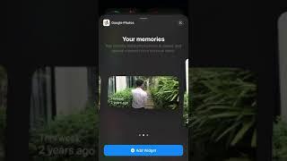 iOS 14 Google Photos Widget is here ️