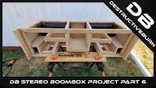 DIY Stereo Boombox Project 1 Part 6 - Box Building Part 1