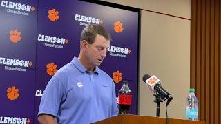 Dabo Swinney Discusses Game Prep for Pitt, Reflects on Virginia Tech Victory