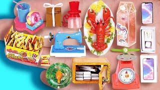 36 EASY REALISTIC DIY MINIATURE BARBIE IDEAS ~ mini candy mini burger, lobster, aquarium and more!