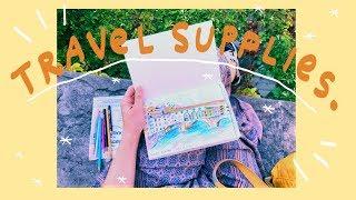 Travel Art Supplies - Daily + Extended Trip