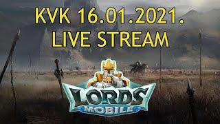 Lords Mobile 4way KVK live stream! Traping and rally with Enutroph gaming