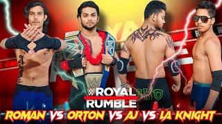 WWE Royal Rumble 2024 Full Match | Roman Reigns vs Randy Orton vs Aj Styles vs La Knight Full Match