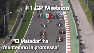 "El Matador" Carlos SAINZ vince (promessa mantenuta) il GP del Messico ! 2°NORRIS, 3°LECLERC!