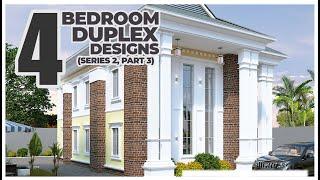 Top 5 Nigerian 4 BedRoom Duplex Designs - Nigerian House Plans & Designs Series (Series 2, Part 3A)