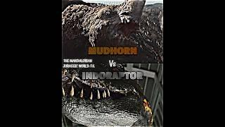 Indoraptor vs Mudhorn #indoraptor #themandalorian #jurassicworld #vsbattle #vsedit #whoisstronger