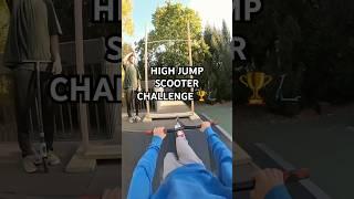 High jump scooter challenge!  Roman Dellapena #shorts #maddgear #shortvideo #sports #skatepark