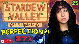 The perfection grind begins... 27% | Stardew Valley 1.6