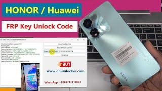 1 Click FRP key HONOR Tool 2025 | Honor FRP Key Removal instant Service (dmUnlocker)| Honor FRP Tool