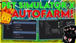 Pet Simulator X Script Auto Farm, Auto Collect Lootbag, Auto Hatch, Triple Egg | Android