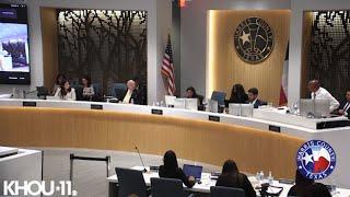 Harris Co. Judge Lina Hidalgo, Commissioner Adrian Garcia respond to heated exchange