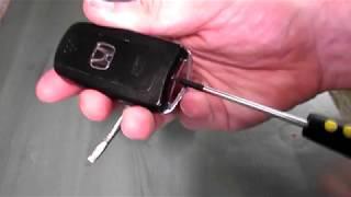 Honda key fob battery change