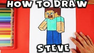 How to Draw Steve from Minecraft