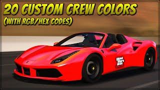 20 Amazing Custom Crew Colors in GTA Online (With RGB/Hex Codes)