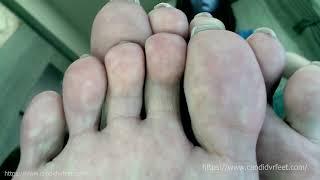 Sherry's Tiny POV Macro toes and feet video preview