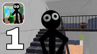 Stickman Teacher Neighbor School Escape 3D Gameplay Level 1 To 5