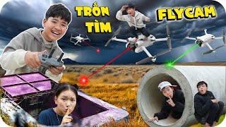 Thử Thách Trốn Tìm Đuổi Bắt Bằng Flycam | Min Min TV Minh Khoa