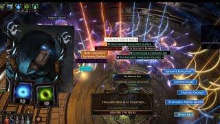 POE 3.19 How to do "The Feared" in 45 seconds on 108% Quant i85 | EoW Mines | 190M DPS POB