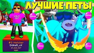 ЛУЧШИЕ ПЕТЫ ТОП-3 МИРА В СИМУЛЯТОРЕ ЖВАЧКИ В РОБЛОКС! BUBBLE GUM SIMULATOR