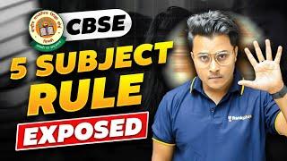 CBSE Best 5 Subject Rule Exposed | Class 10th | CBSE Board Exam 2025 | Abhishek Sir | Rankplus