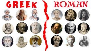 Every GREEK vs ROMAN Philosophy Fact In 9 Minutes