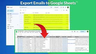 How to Export All Emails to Google Sheets, and Organize by Year!