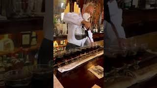Bartender Makes 9 Irish Coffees at ONCE ️ #shorts
