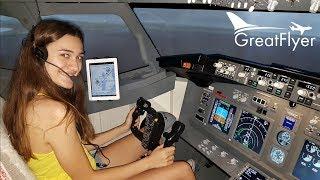 Can my Girlfriend Land the Boeing 737? | Full Flight Simulator Takeoff & Landing | Cockpit View