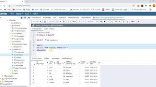 Transactions in #PostgreSQL #COMMIT #ROLLBACK #SQLTransaction #Differences between commit & rollback