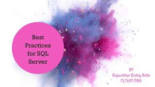 5. Sql Server Best Practices