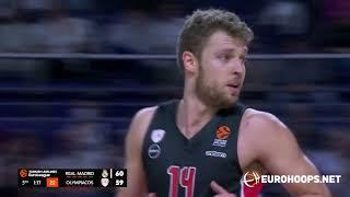 Sasha Vezenkov (23 points): Real Madrid - Olympiacos Piraeus 87-89