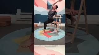 Chair Yoga for Hip Pain #restorative #yoga #chairyoga #wellness