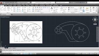 Autocad 2D Practice Drawing / Exercise 8 / Simple Tutorial