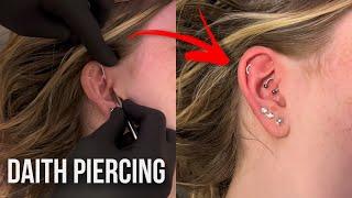Daith ear piercing by Underground Tattoos Stevenage #piercing #earpiercing