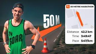 Running a Marathon Over 50 Metres