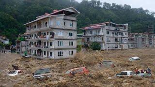 Pattaya, Chiang Mai Today! Severe Flooding Submerged Road, Houses in Thailand