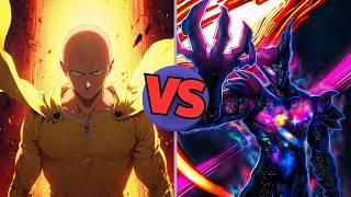 Saitama vs Cosmic Garou – The Battle That Broke Reality!