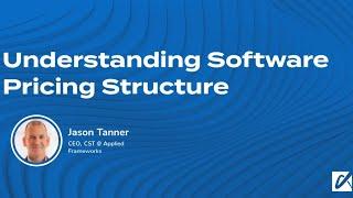 Understanding Software Pricing Structure