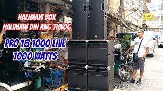 HALIMAW BOX HALIMAW DIN ANG TUNOG// LIVE PRO 18 1000//KEVLER KRX625D. @electrosoundsanddiy