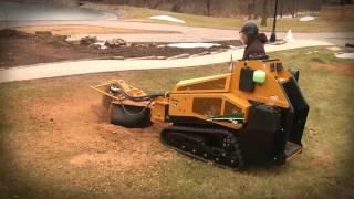 Vermeer SC40TX ride-on tracked stump grinder