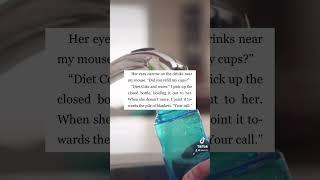 There’s a metaphor in here somewhere about refilling her cups… #romancebook #indieauthor #booktube