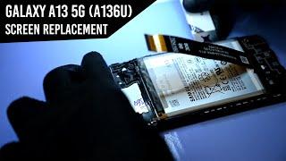 Galaxy A13 5G (A136U) Screen Replacement | Frame Swap | Teardown Guide