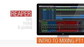 Reaper Tutorial: Introduction to Mixing part 1  - Mixing Distorted Guitars