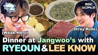 [ENG/JPN/SPN] Jangwoo’s Table: Ryeoun from Weak Hero & Stray Kids’ Lee Know Join In! #ILIVEALONE